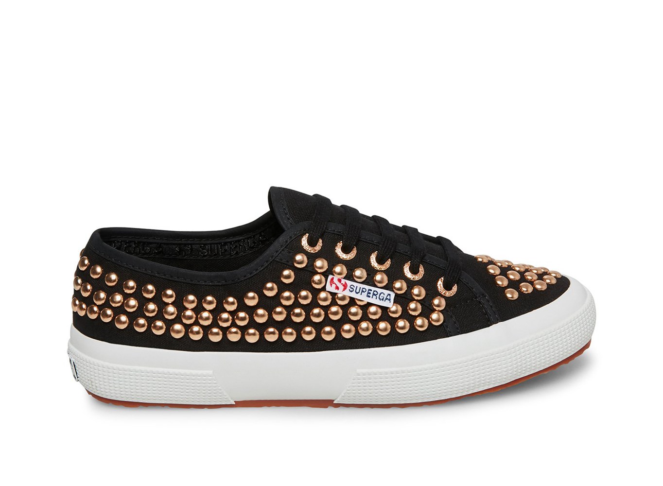 Tenis Feminino Pretas - Superga 2750 Cotstuds1w - VYQKP-0137